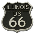 US Route 66 Illinois Lapel Pin